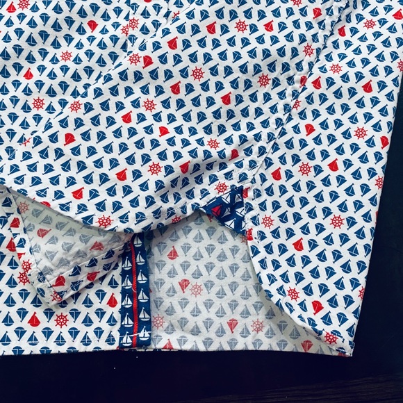 TUKTUK Designs SAILBOATS RED - BOYS SHORT SLEEVE - Picture 9 of 11